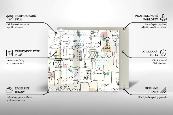 De vidrio templado Accesorios de cocina