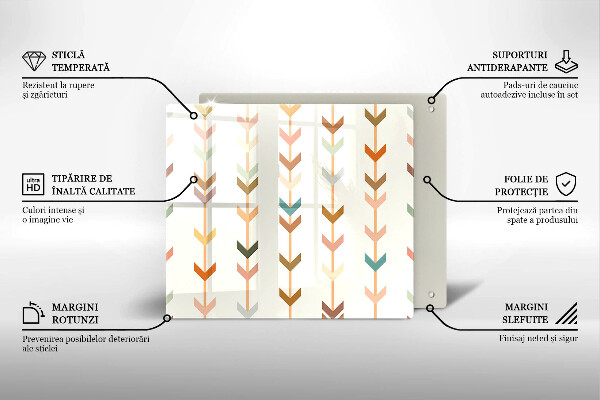 De vidrio templado Elementos geométricos