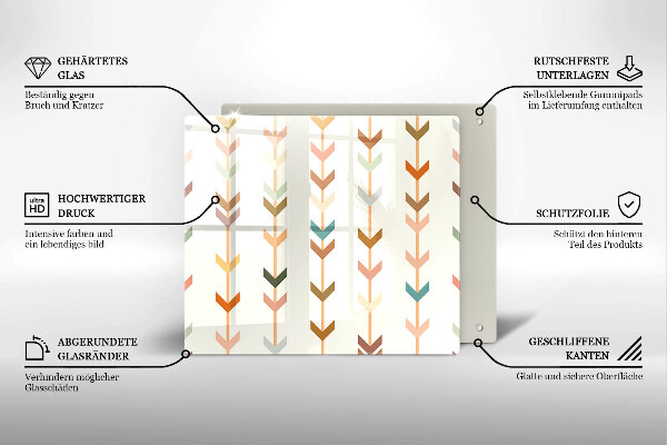 De vidrio templado Elementos geométricos