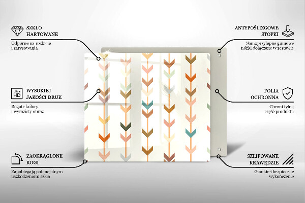 De vidrio templado Elementos geométricos