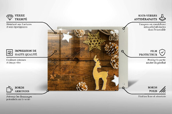 De vidrio templado Decoraciones de navidad