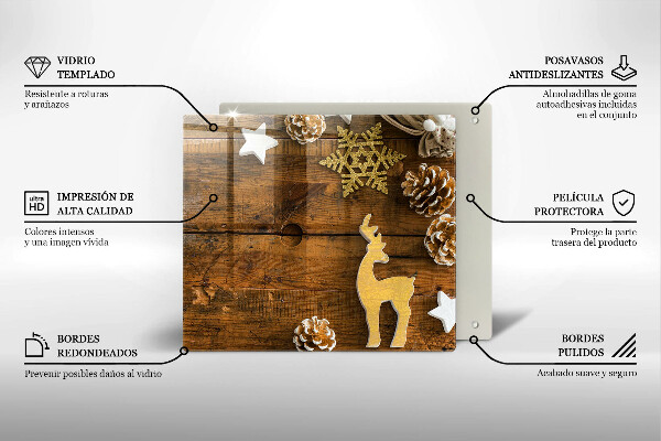 De vidrio templado Decoraciones de navidad