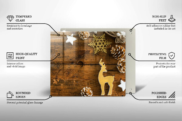 De vidrio templado Decoraciones de navidad