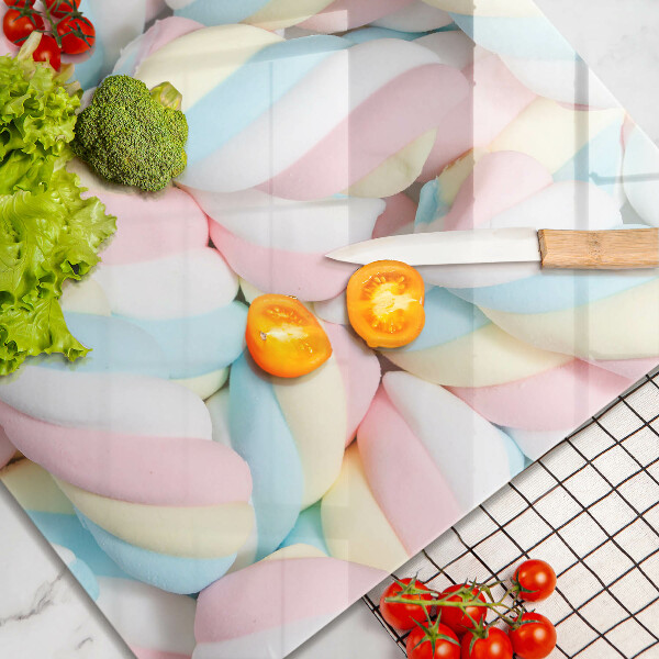 De vidrio templado Malvaviscos coloridos