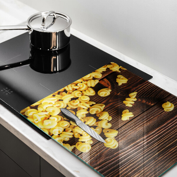 De vidrio templado Pasta en la mesa