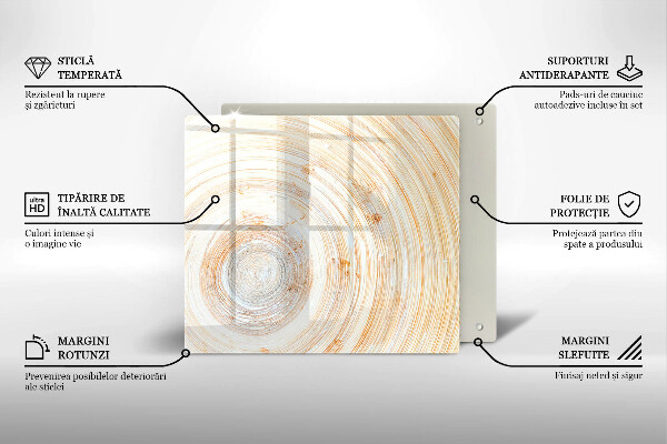 De vidrio templado Textura de madera