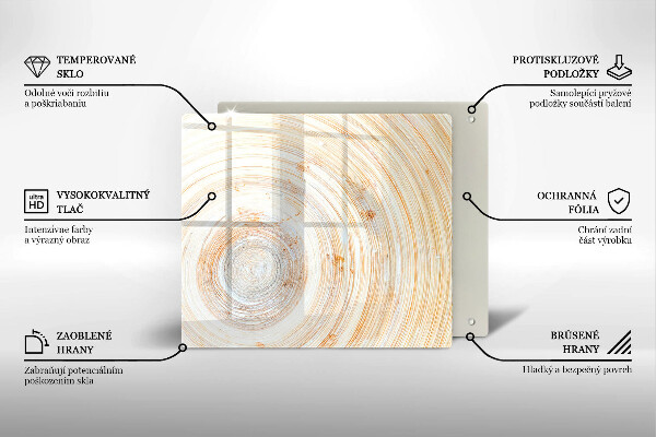 De vidrio templado Textura de madera