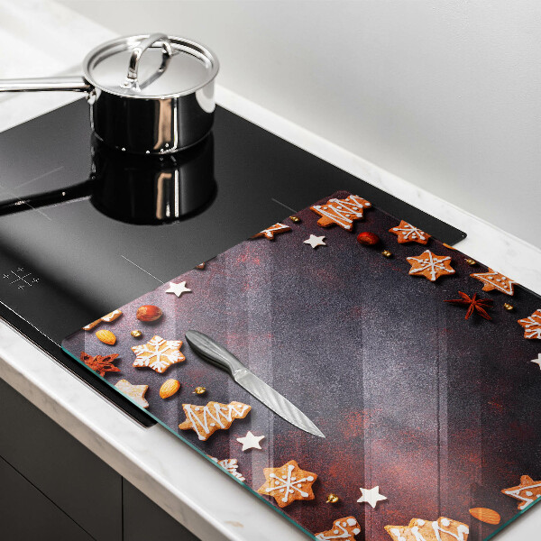 De vidrio templado Navidad de pan de jengibre