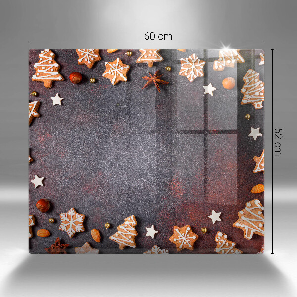 De vidrio templado Navidad de pan de jengibre