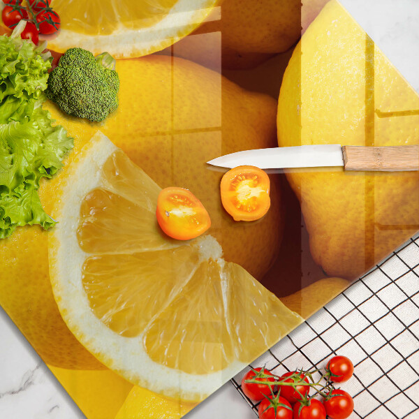 De vidrio templado Limones jugosos