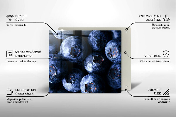 De vidrio templado Cerca de bayas