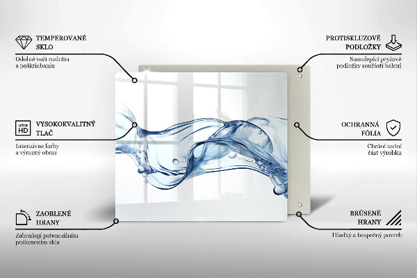 De vidrio templado Agua cristalina