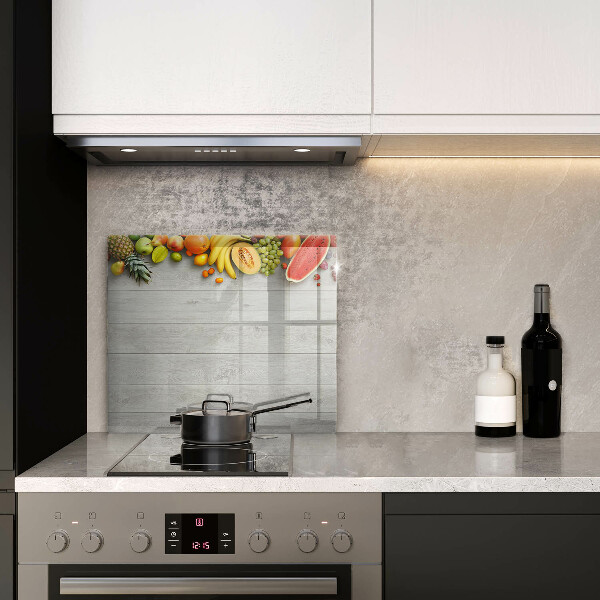 De vidrio templado Frutas en tablas