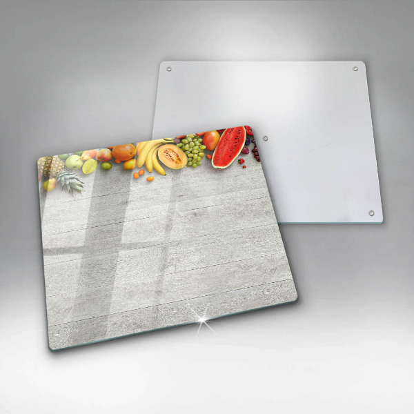 De vidrio templado Frutas en tablas