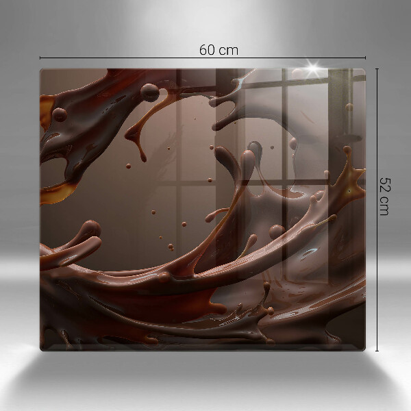 De vidrio templado Chocolate liquido