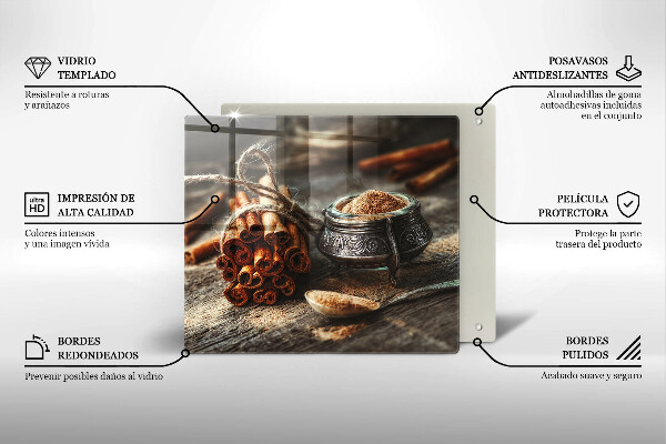 De vidrio templado Vainas de vainilla