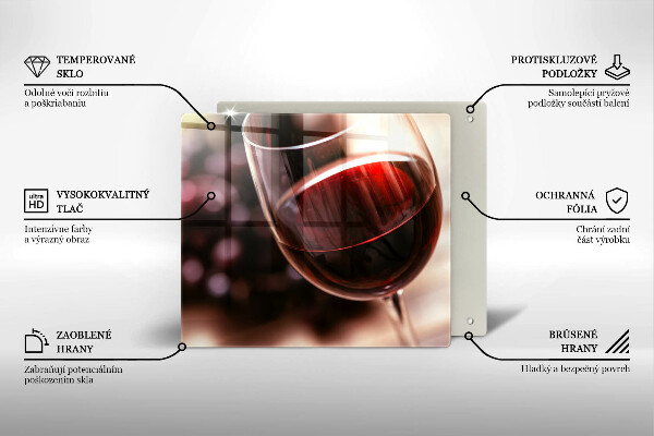 De vidrio templado Una copa de vino tinto