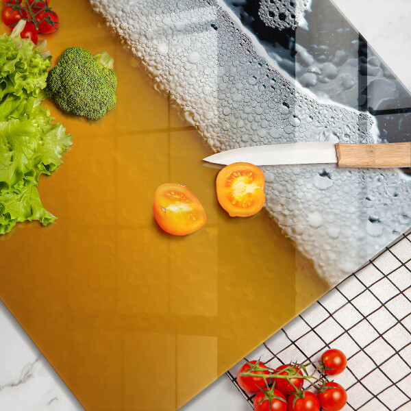 De vidrio templado Beber espuma de cerveza