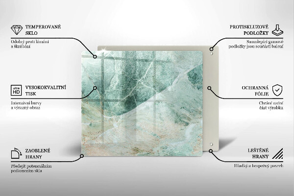 De vidrio templado Estructura de piedra