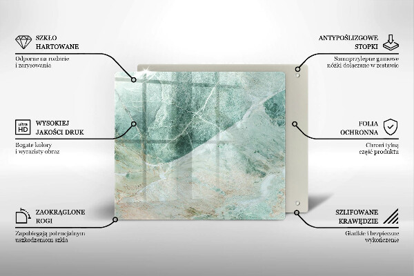 De vidrio templado Estructura de piedra