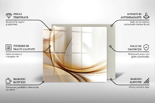 De vidrio templado Formas abstractas