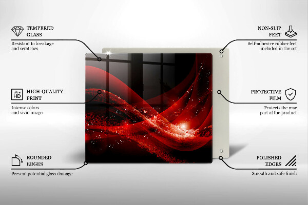 De vidrio templado Abstracción moderna