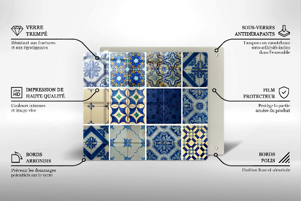 De vidrio templado Azulejos decorativos