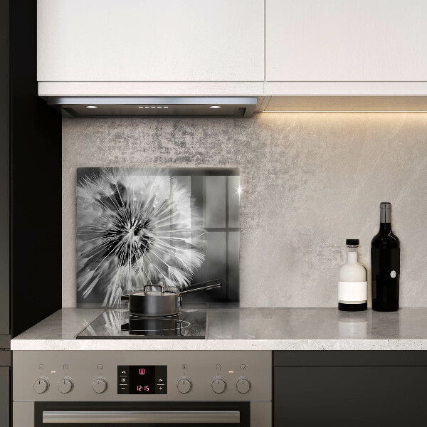 De vidrio templado Un delicado diente de león