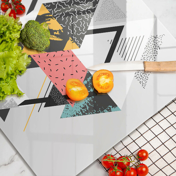 De vidrio templado Triángulos abstractos