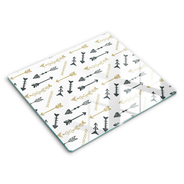 De vidrio templado Patrón de flechas boho