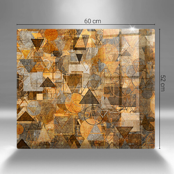 De vidrio templado Patrones sin fisuras de figuras geométricas