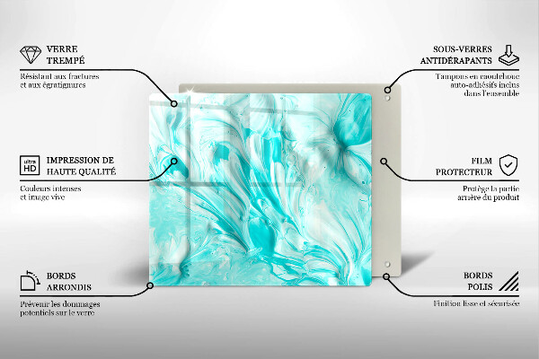 De vidrio templado Pinturas de abstraccion