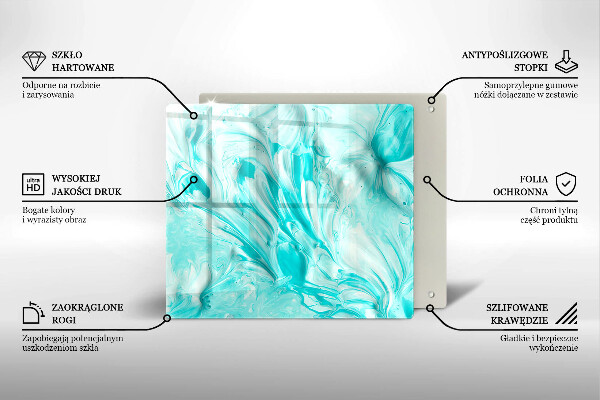 De vidrio templado Pinturas de abstraccion