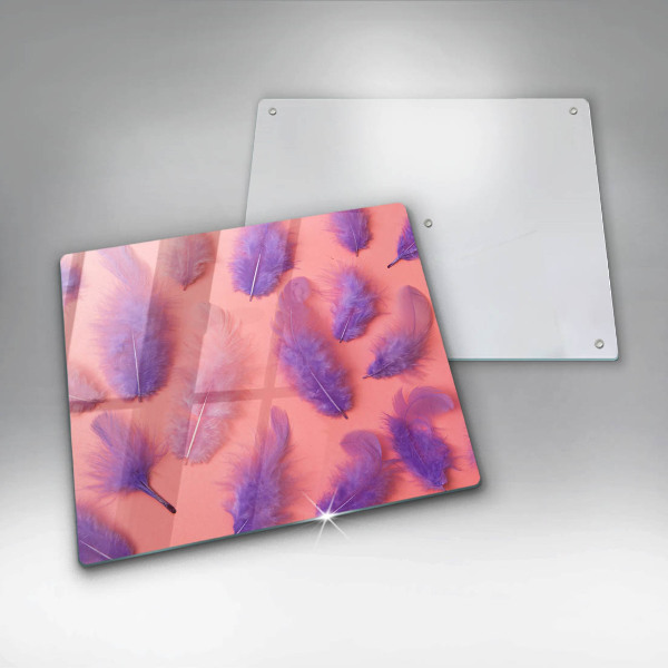 De vidrio templado Plumas esponjosas