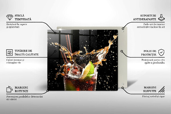 De vidrio templado Beber con hielo