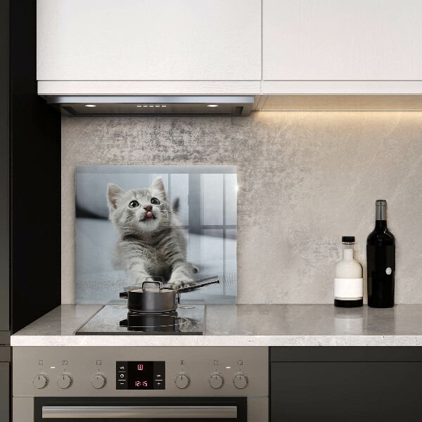 De vidrio templado Pequeño gatito lindo