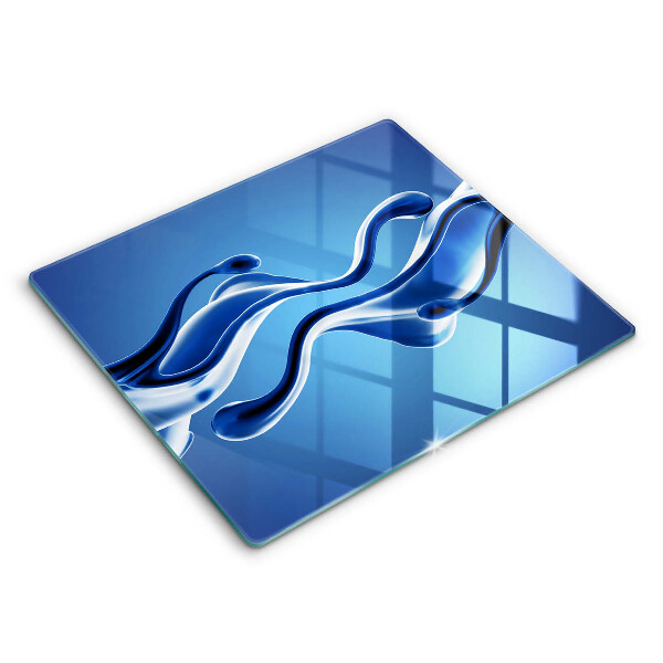 De vidrio templado Abstracción de fluidos