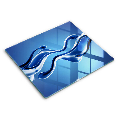 De vidrio templado Abstracción de fluidos