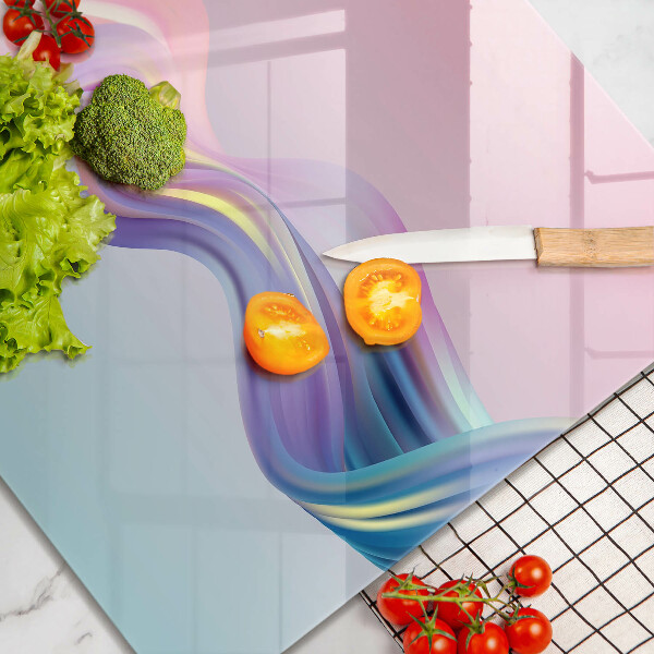 De vidrio templado Abstracción pastel