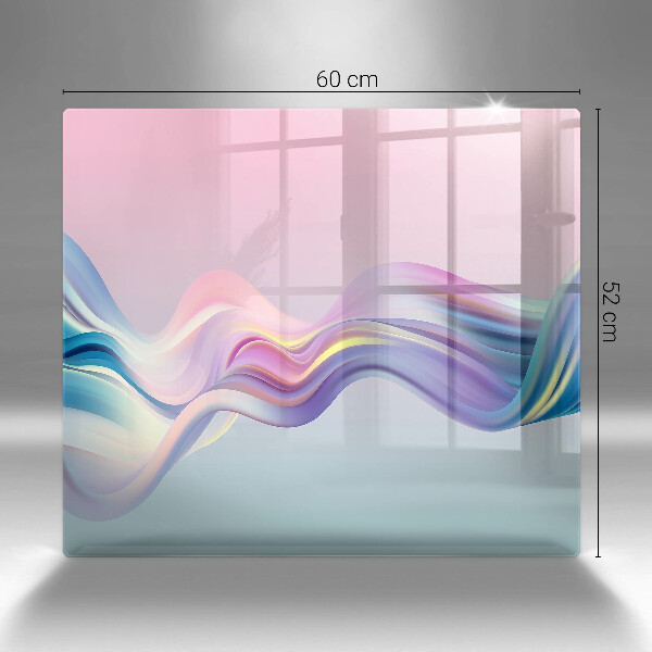 De vidrio templado Abstracción pastel