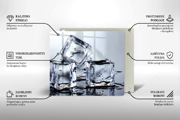 De vidrio templado Cubos de hielo