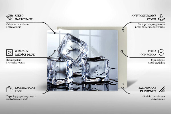 De vidrio templado Cubos de hielo