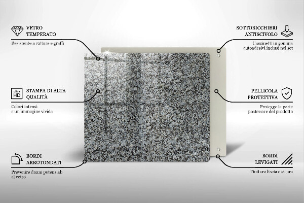 De vidrio templado Textura de piedra