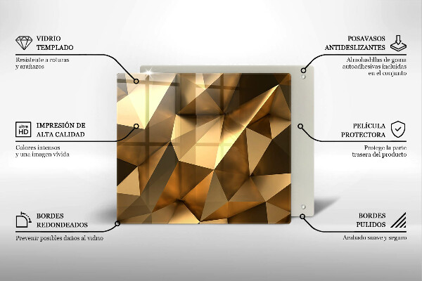 De vidrio templado Fondo de abstracción de estructura