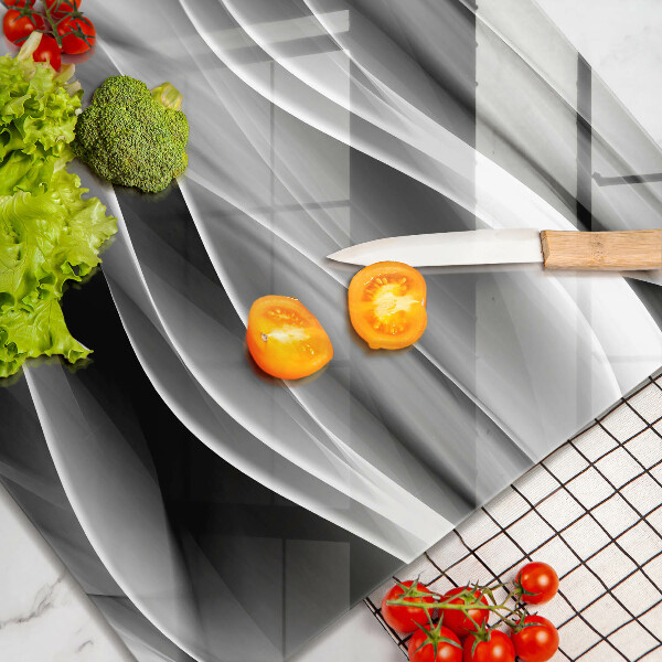 De vidrio templado Líneas abstractas de humo