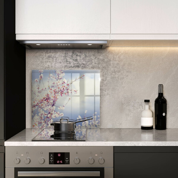 De vidrio templado Árbol floreciente