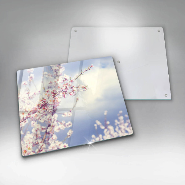 De vidrio templado Árbol floreciente