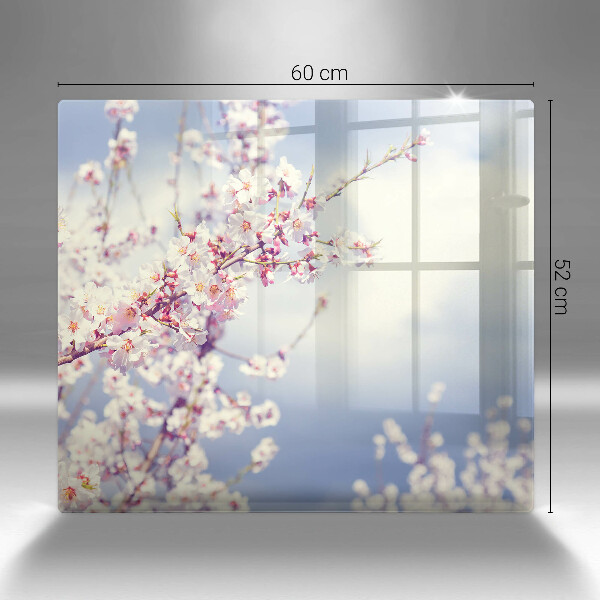 De vidrio templado Árbol floreciente