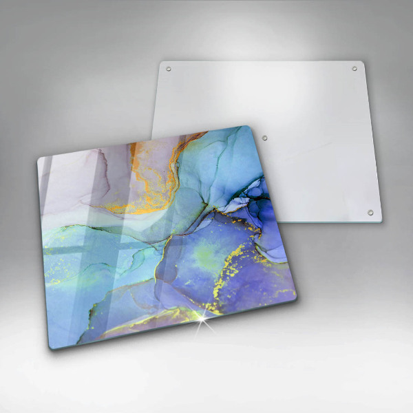 De vidrio templado Piedra dorada agrietada