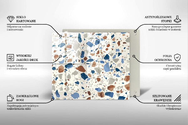 De vidrio templado Gres decorativo